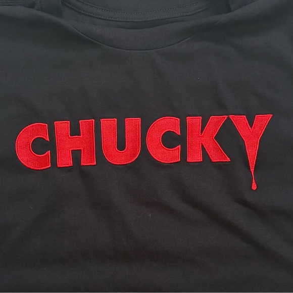 CHUCKY Graphic Tee Short Sleeve Black Mens XL - Picture 4 of 8